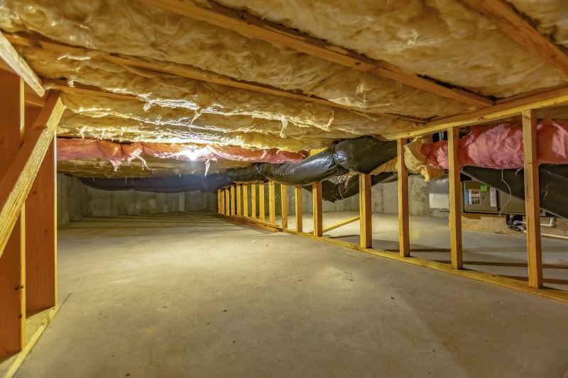 Top View of Encapsulated Crawlspace
